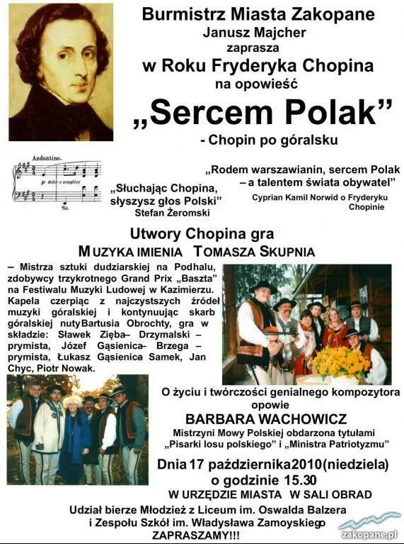 "Sercem Polak", czyli Chopin po góralsku