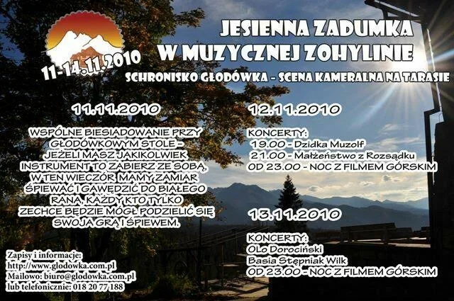 Jesienna Zadumka w Muzycznej Zohylinie