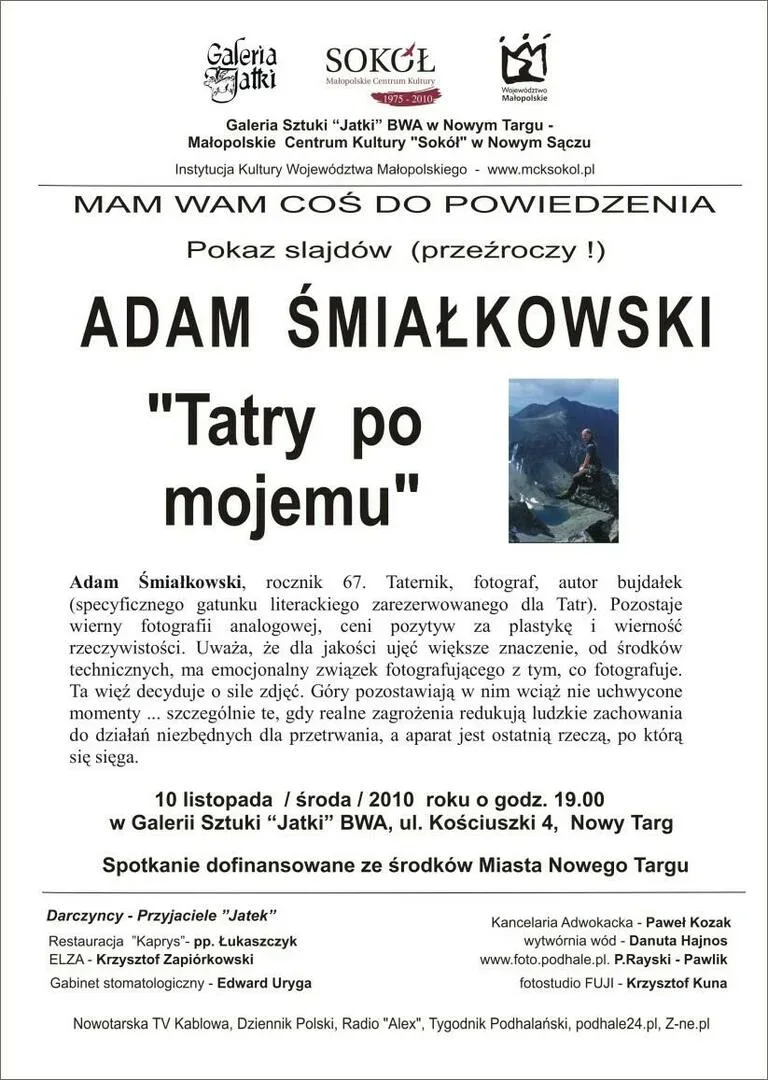 Pokaz slajdów pt: "Tatry po mojemu"