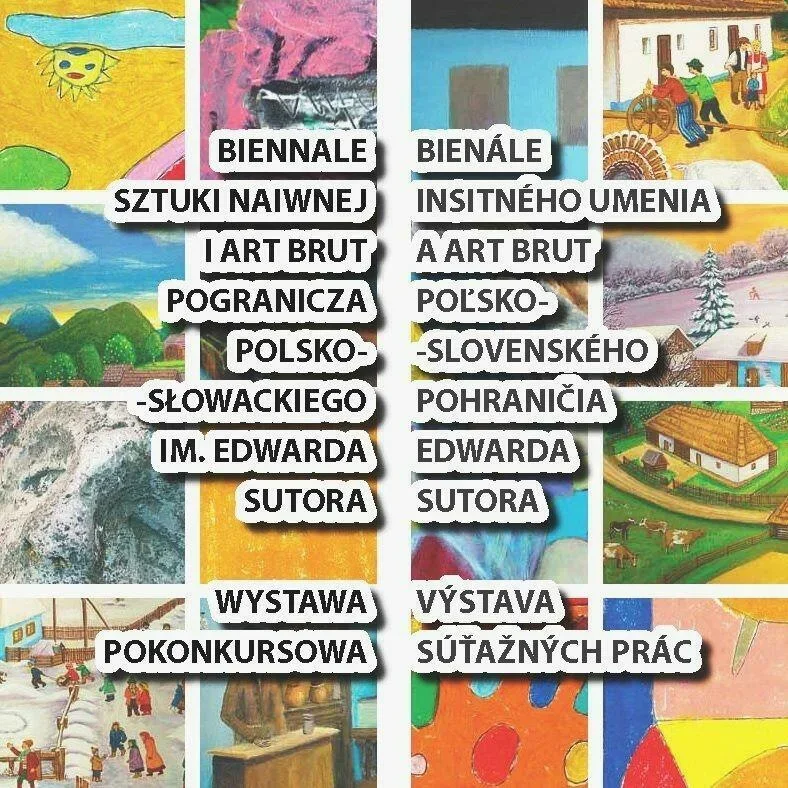 Wernisaż wystawy pokonkursowej w ramach Biennale Sztuki Naiwnej i Art Brut Pogranicza Polsko-Słowackiego im. Edwarda Sutora