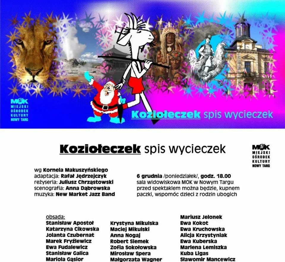 Spektakl "Koziołeczek - spis wycieczek"