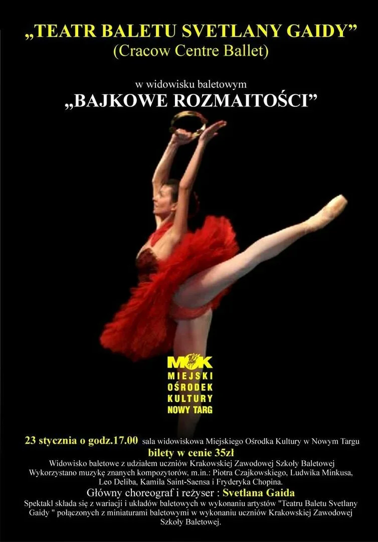 Widowisko baletowe „Bajkowe rozmaitości”