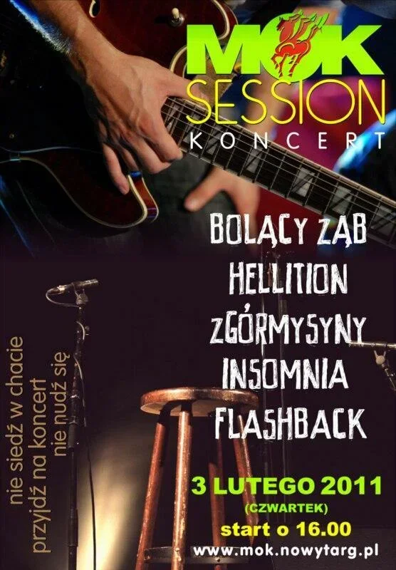 MOK SESSION - koncert "Nie siedź w chacie przyjdź na koncert nie nudź się"