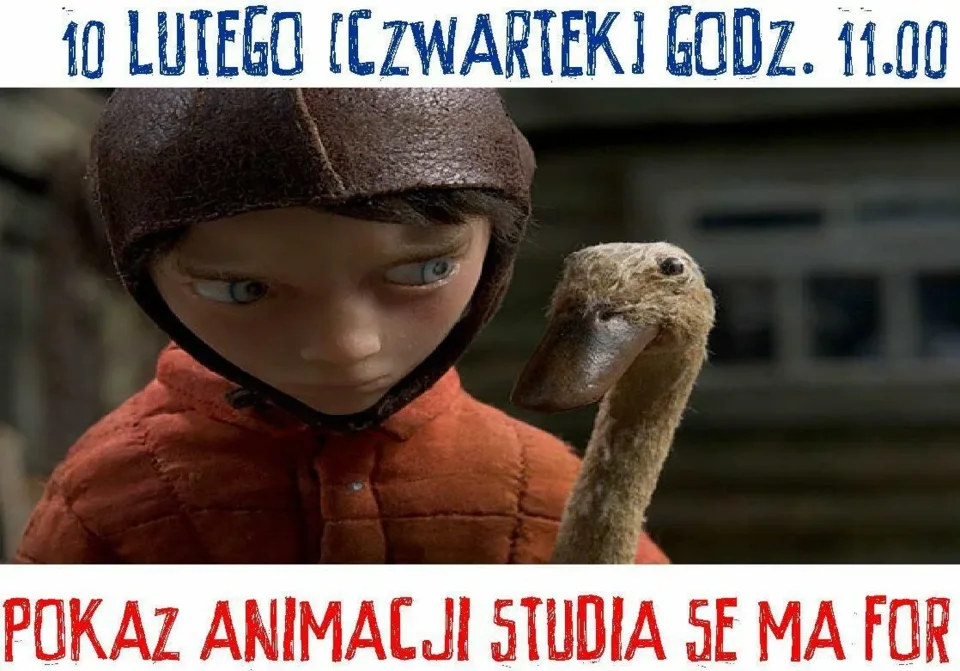 POKAZ ANIMACJI STUDIA SE MA FOR JUŻ 10 LUTEGO (CZWARTEK) GODZ. 11.00