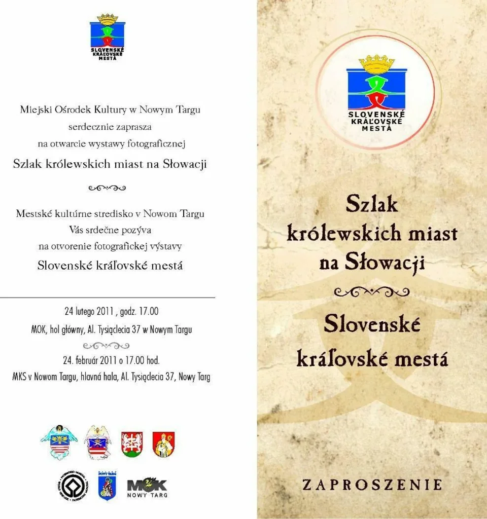 Otwarcie wystawy fotograficznej Szlak królewskich miast na Słowacji