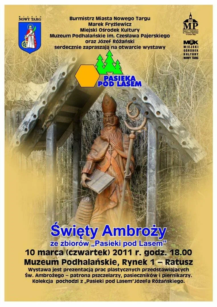 Święty Ambroży ze zbiorów "Pasieki pod Lasem"