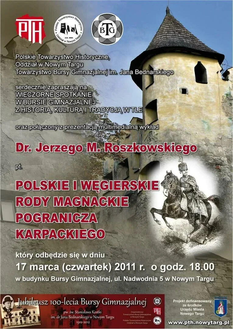 Wykład: Polskie i węgierskie rody magnackie pogranicza karpackiego