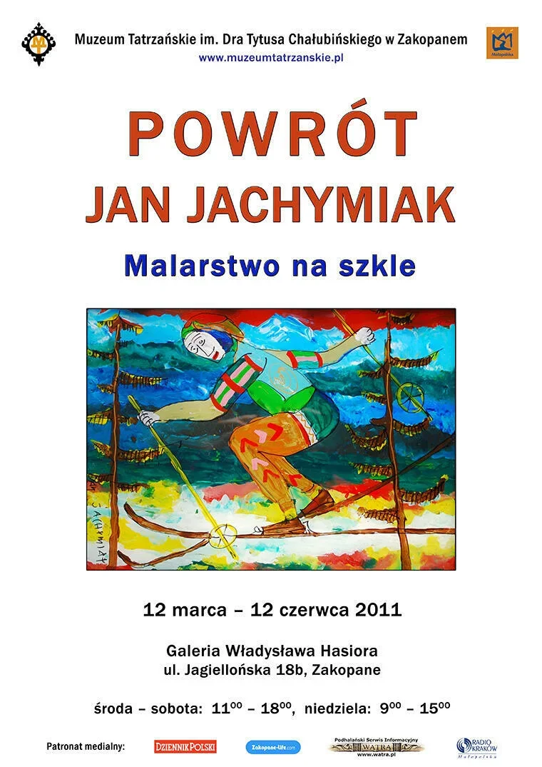 POWRÓT. Jan Jachymiak. Malarstwo na szkle