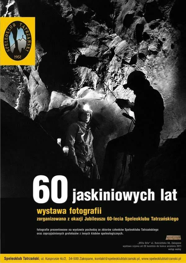Wernisaż wystawy fotografii "60 Jaskiniowych Lat"