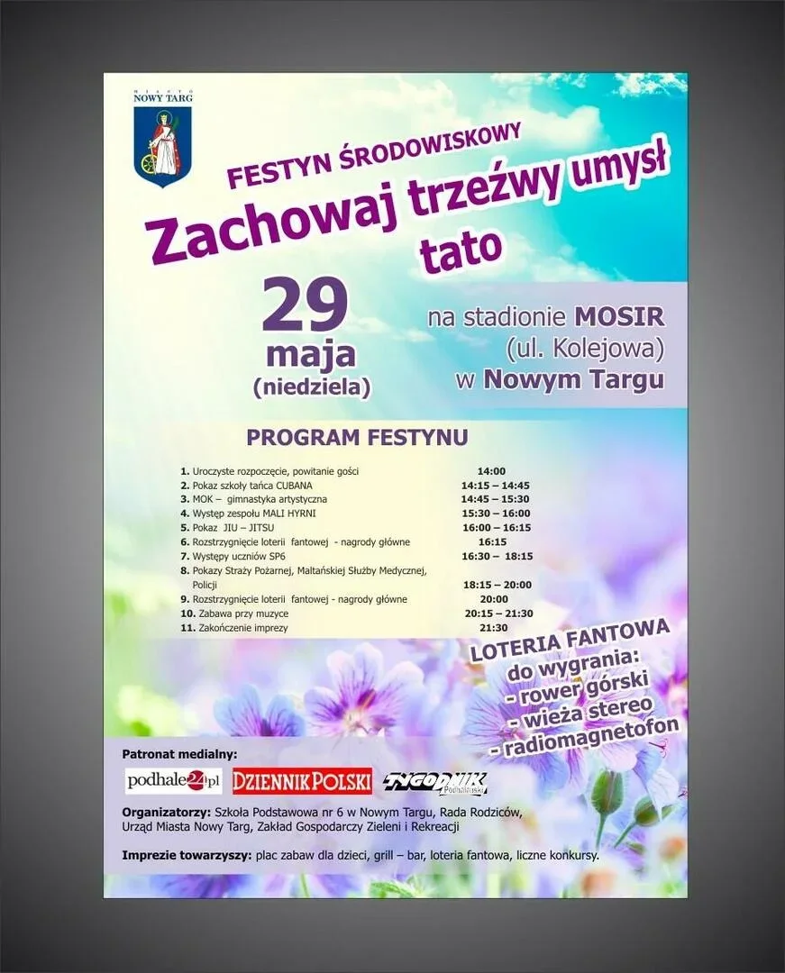 Festyn Środowiskowy pod hasłem: "Zachowaj trzeźwy umysł tato"