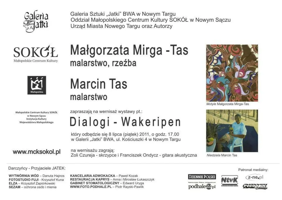 Dialogi – Wakeripen w Galerii Sztuki „Jatki” BWA w Nowym Targu