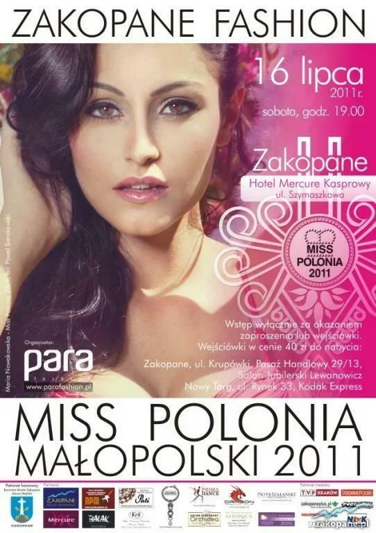 Już 16 lipca finał Miss Polonia Małopolski