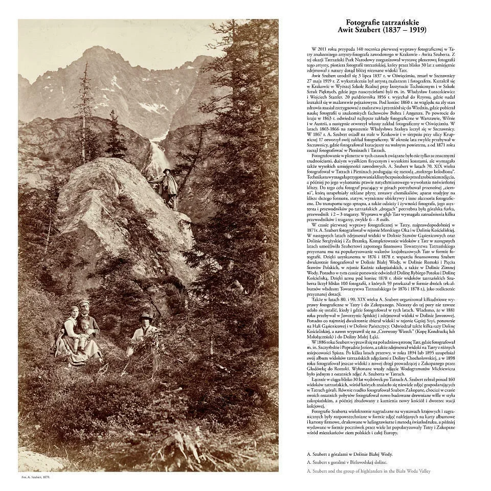 Wystawa plenerowa „Fotografie tatrzańskie Awita Szuberta 1837-1919”