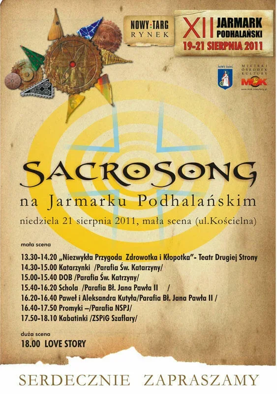 Sacrosong podczas XII Jarmarku Podhalańskiego