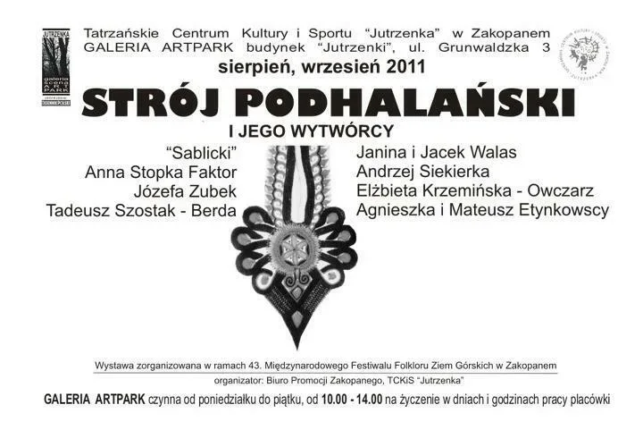 „Strój podhalański i jego wytwórcy” – wystawa w TCKiS „Jutrzenka” w Zakopanem