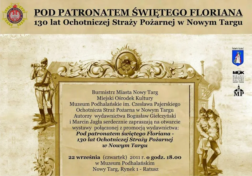 Otwarcie wystawy pt. "130 lat Ochotniczej Straży Pożarnej w Nowym Targu"