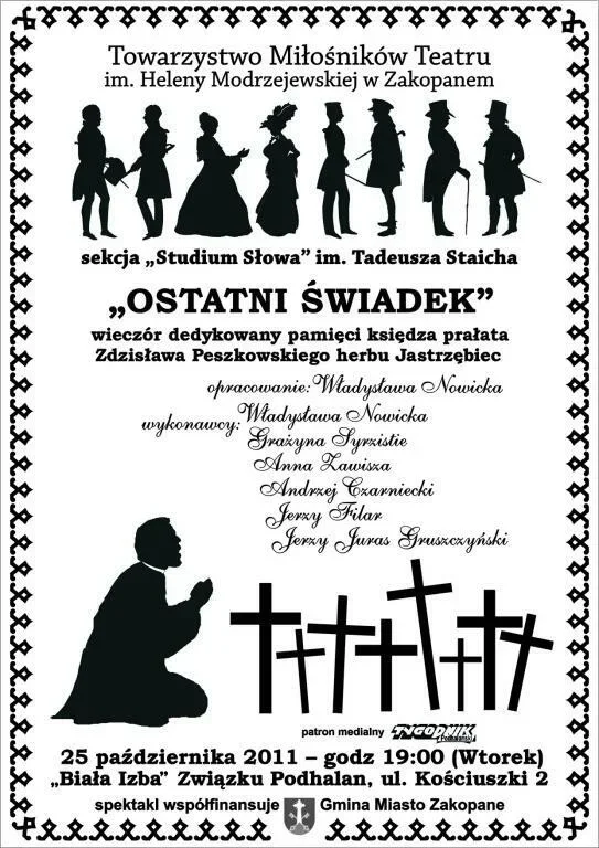 Spektakl Towarzystwa Miłośników Teatru im. Heleny Modrzejewskiej