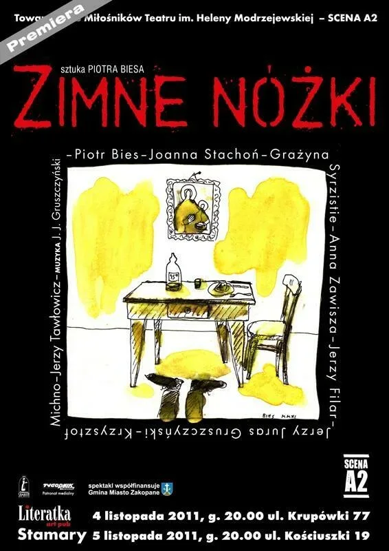 Scena A2 - Sztuka Piotra Biesa – „Zimne Nóżki”