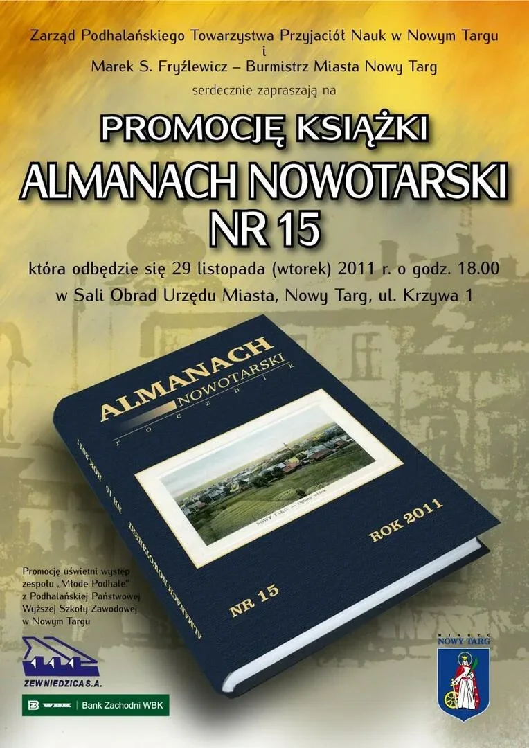 Piętnasty „Almanach Nowotarski” już gotowy
