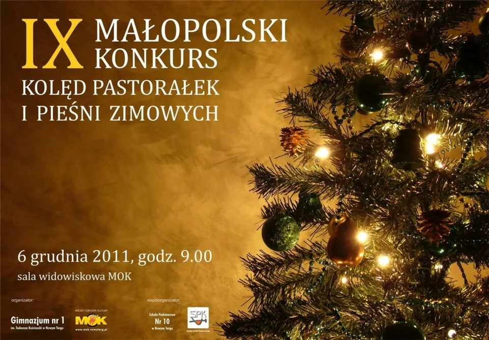 IX Małopolski Konkurs Kolęd Pastorałek i Pieśni Zimowych