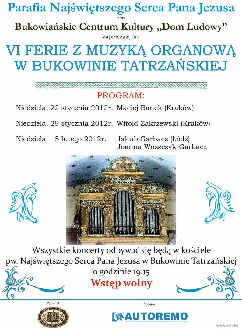 VI Ferie z Muzyką Organową