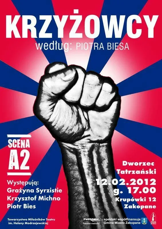 Spektakl SCENY A2 „Krzyżowcy” Piotra Biesa