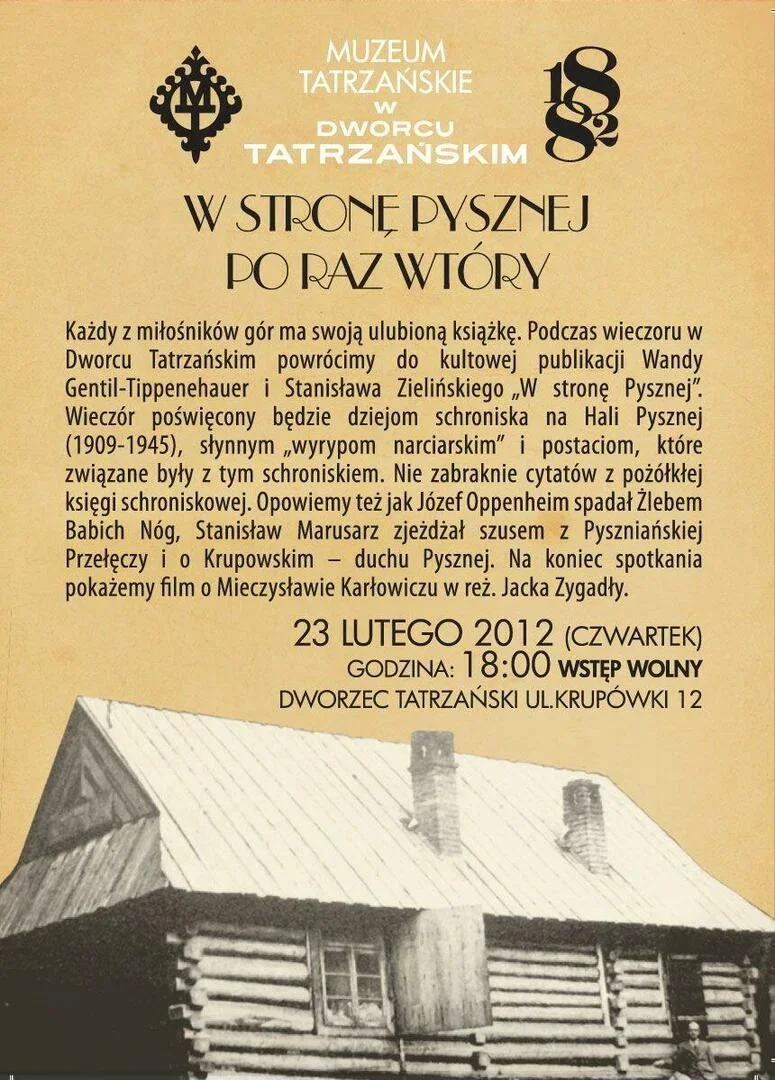 Wieczór górski W STRONĘ PYSZNEJ PO RAZ WTÓRY