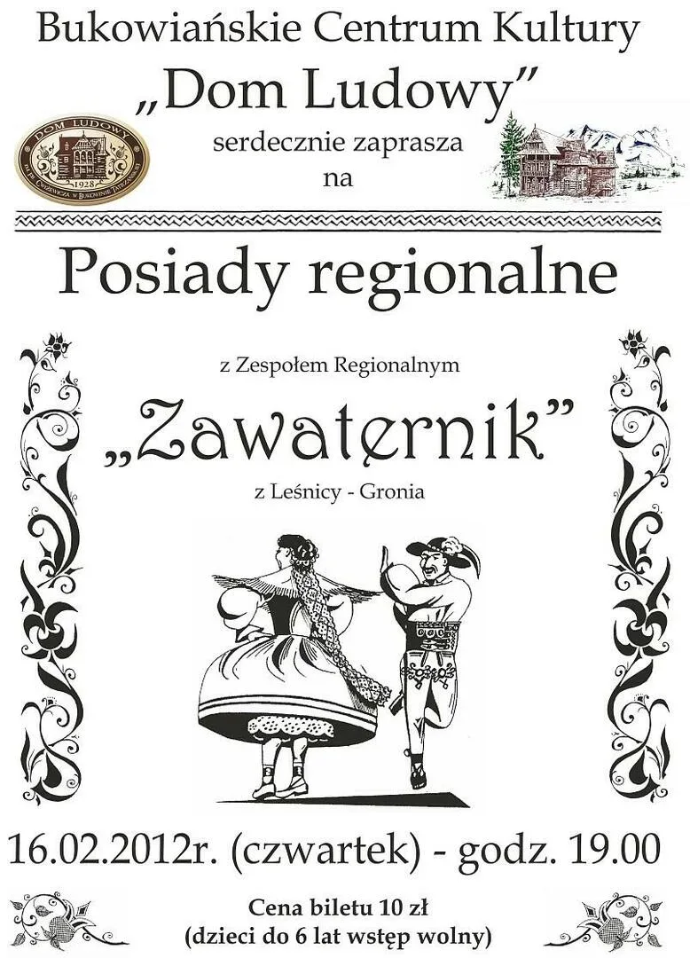 Posiady regionalne z Zespołem Regionalnym "Zawaternik"