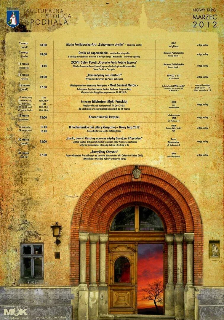Kulturalna Stolica Podhala – Marzec 2012