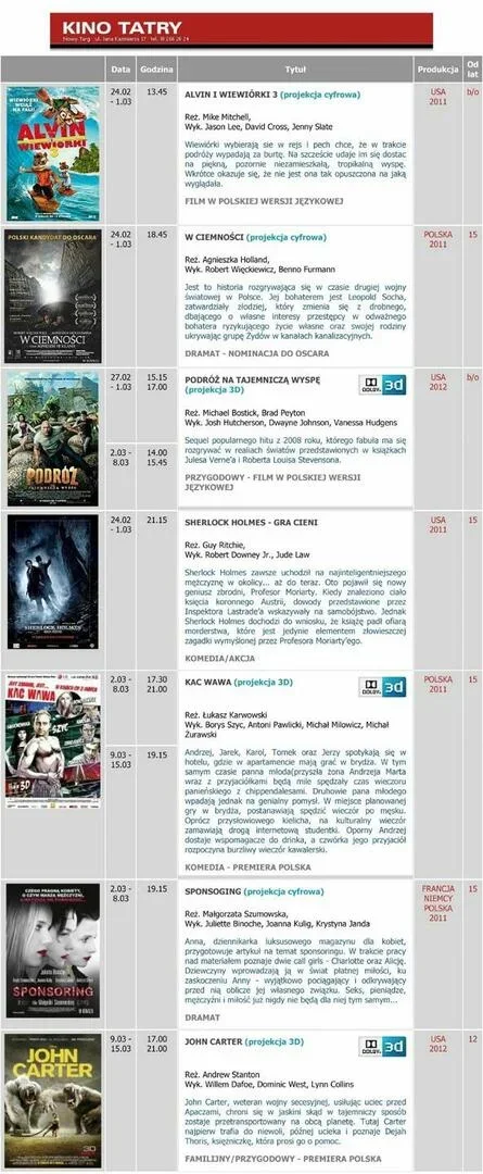 Kino "Tatry"