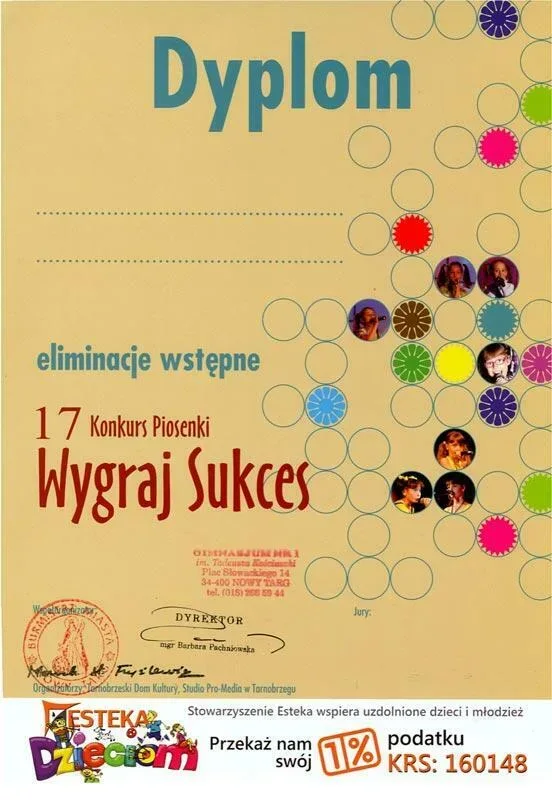 Nowotarskie Eliminacje 17. Konkurs Piosenki „Wygraj sukces”