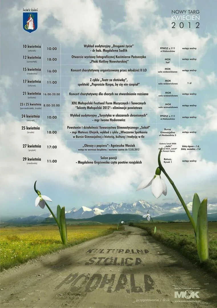 Kulturalna Stolica Podhala – Kwiecień 2012