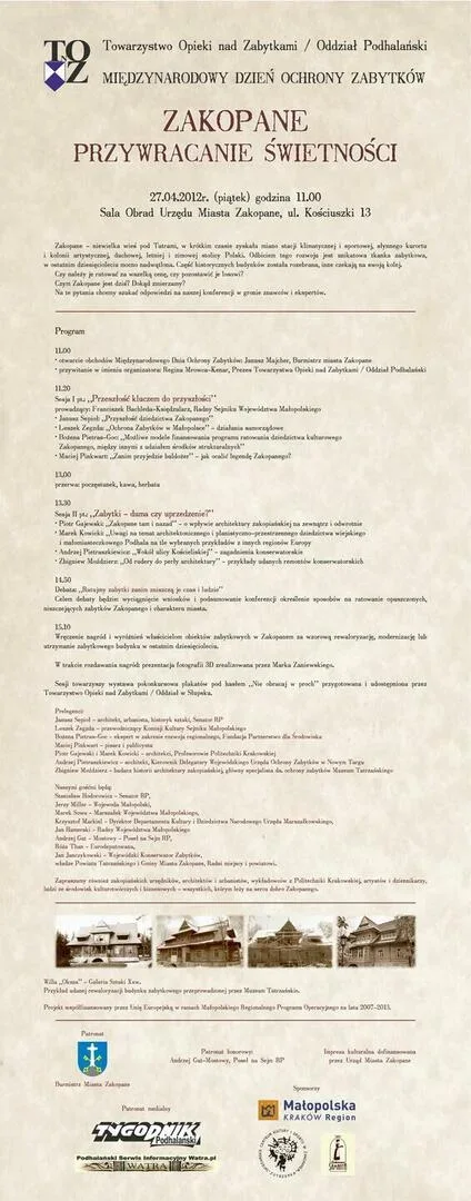 Obchody Międzynarodowego Dnia Ochrony Zabytków