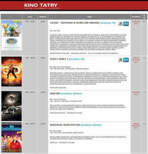 Kino "Tatry"