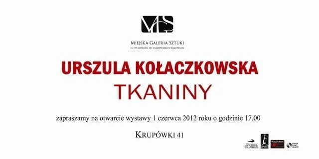 Wernisaż wystawy "TKANINY" Urszuli Kołaczkowskiej