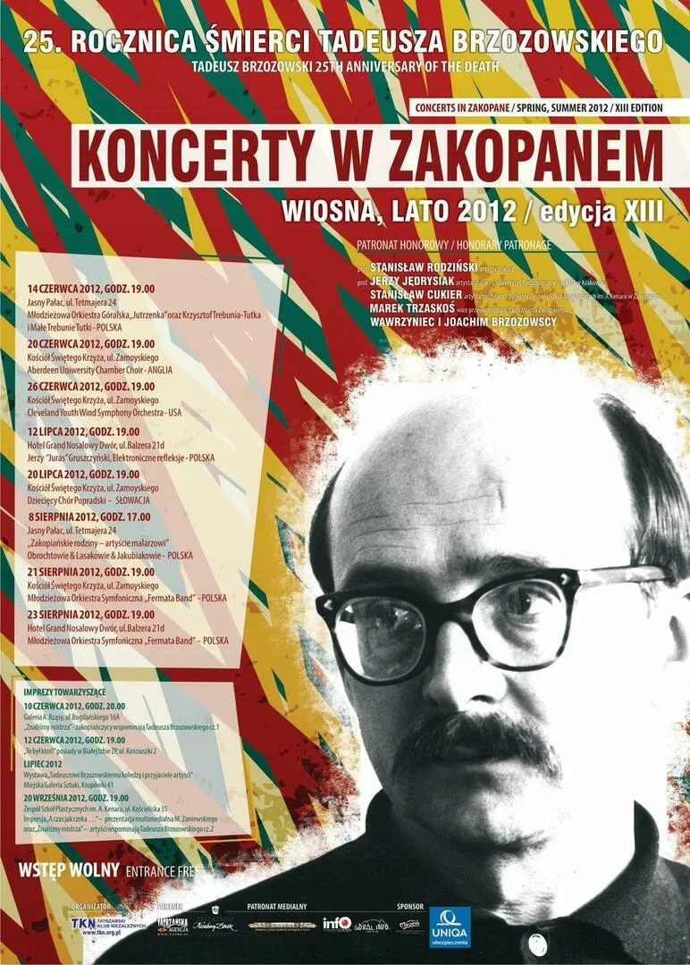 25. rocznica śmierci Tadeusza Brzozowskiego
