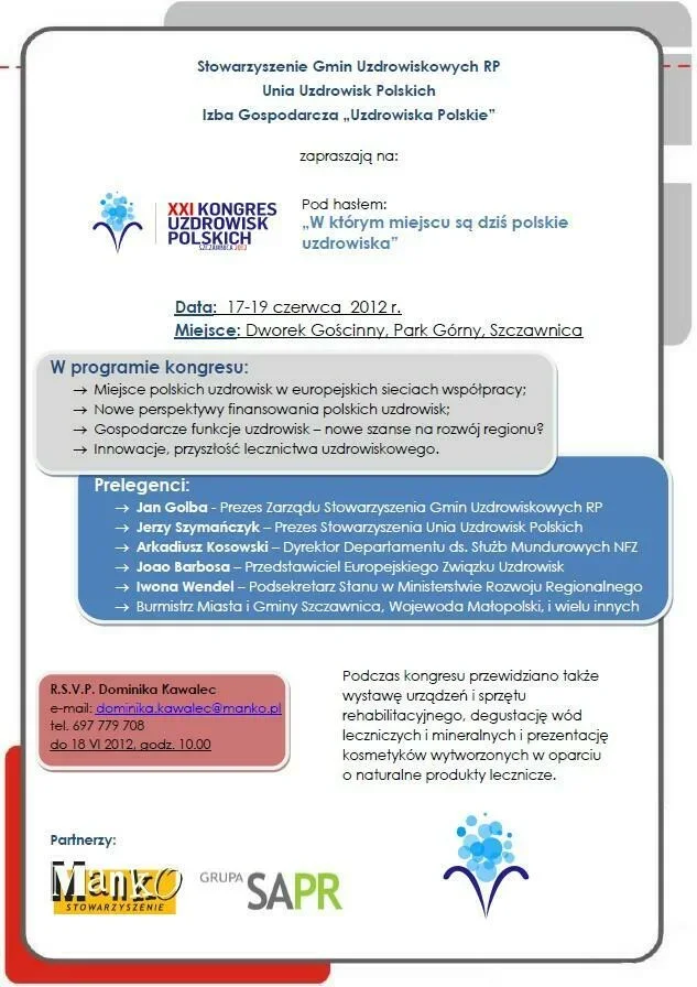 XXI Kongres Uzdrowisk Polskich