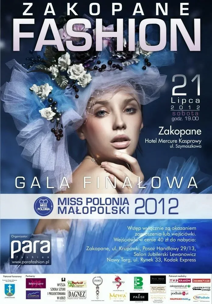 Zakopane: wojewódzki finał Miss Polonia 2012