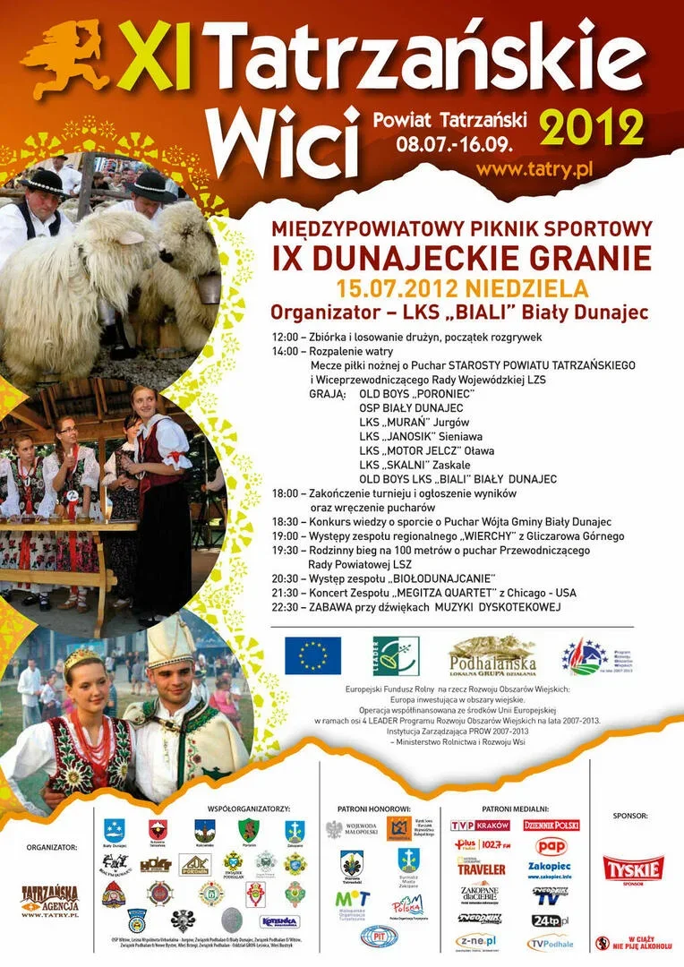 MIĘDZYPOWIATOWY PIKNIK SPORTOWY - IX DUNAJECKIE GRANIE