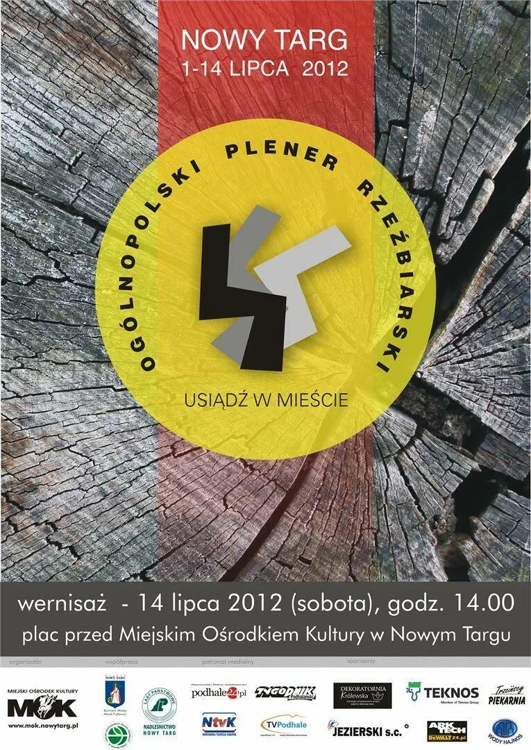 III Ogólnopolski Plener Rzeźbiarski - Usiądź w mieście – Nowy Targ 1-14 lipca 2012