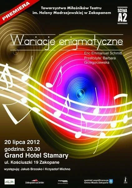 Premierowe "Wariacje enigmatyczne"