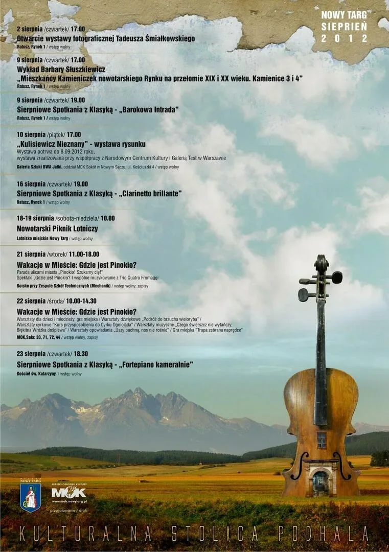Kulturalna Stolica Podhala - Sierpień 2012
