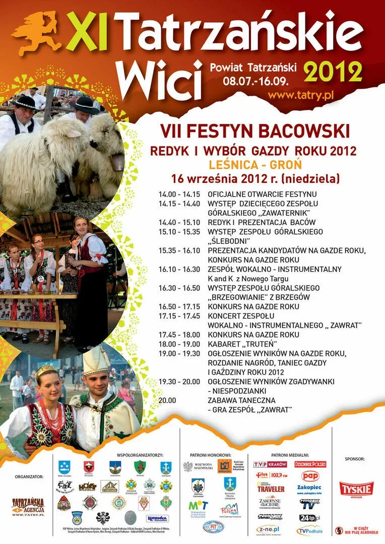 VII FESTYN BACOWSKI - REDYK I WYBÓR GAZDY ROKU 2012