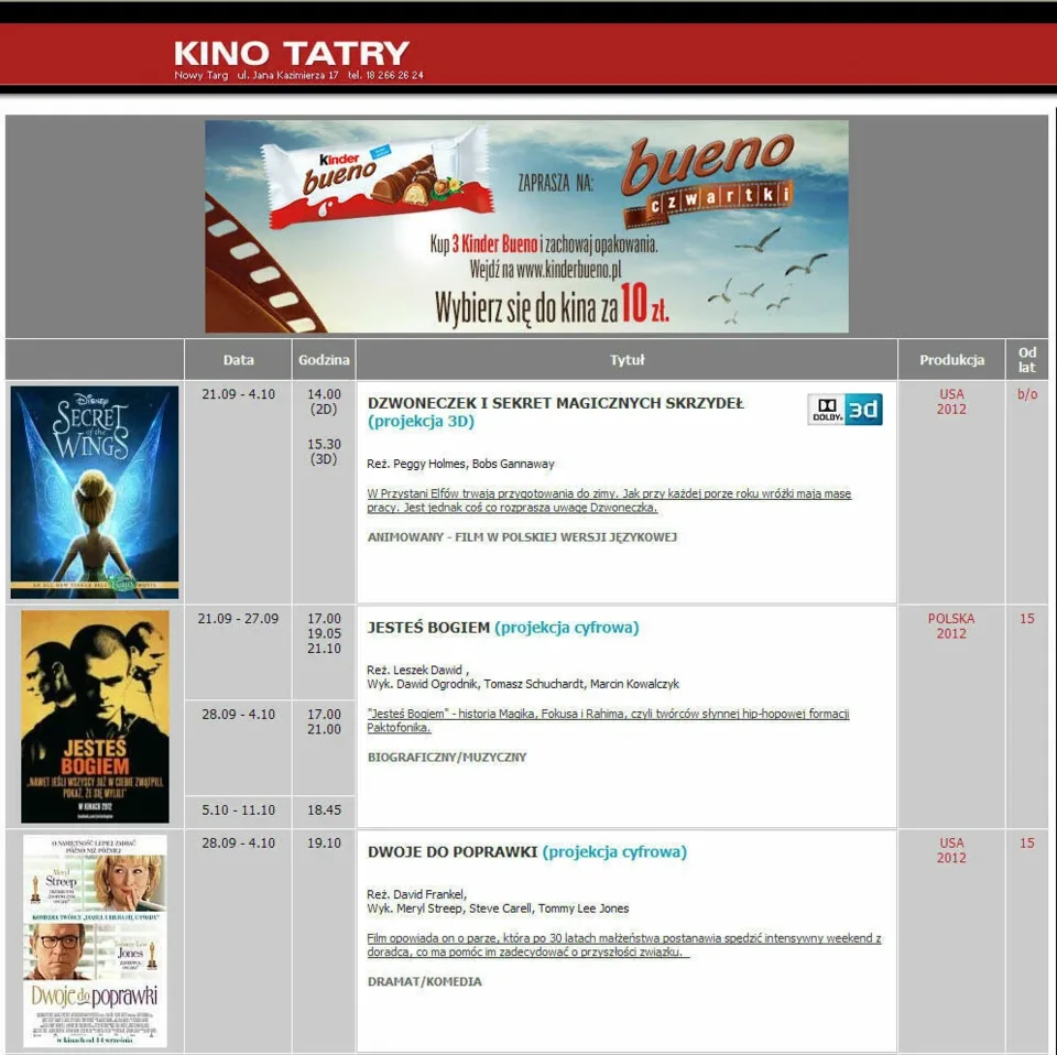 Kino "Tatry"