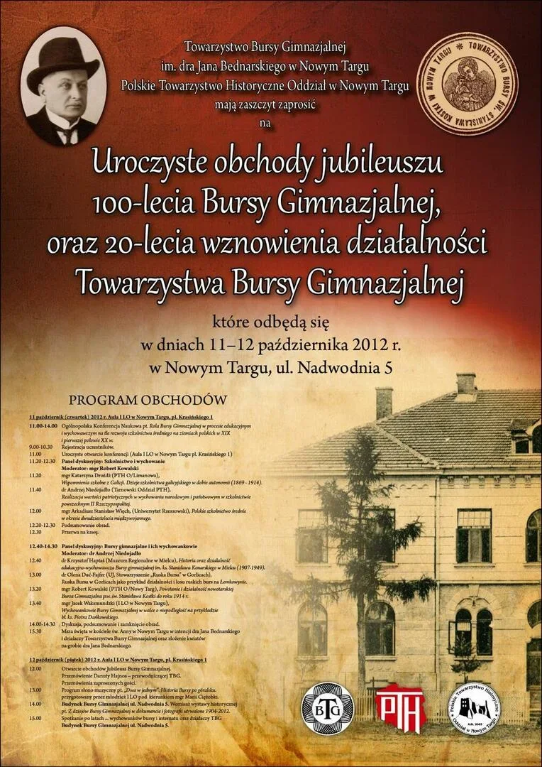 Konferencja naukowa i jubileusz Bursy Gimnazjalnej