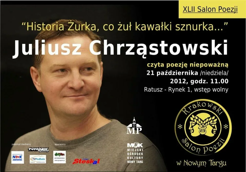 XLII Salon Poezji pt. „Historia Żurka, co żuł kawałki sznurka…”