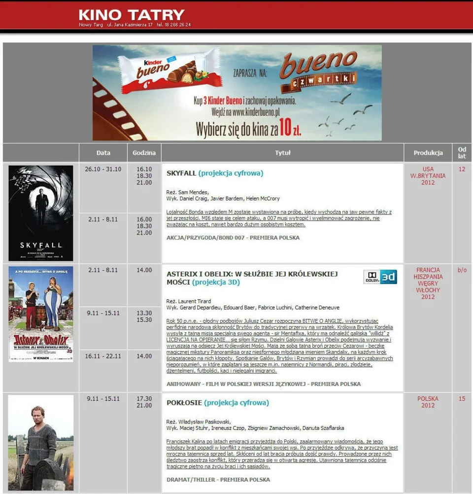 Kino "Tatry"
