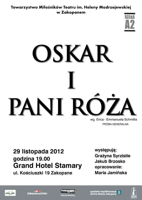 OSKAR I PANI RÓŻA