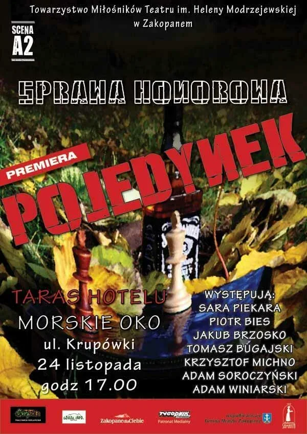 SPRAWA HONOROWA - POJEDYNEK