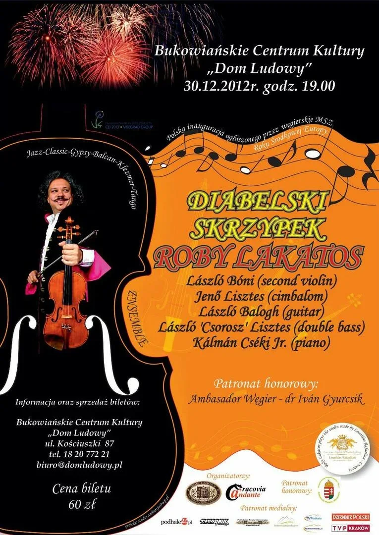 Diabelski skrzypek - Roby Lakatos - koncert